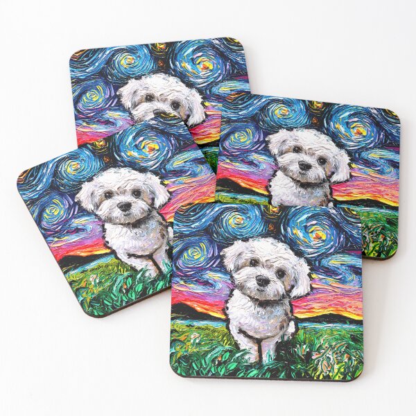 Item preview, Maltipoo Night designed and sold by AjaTrier.