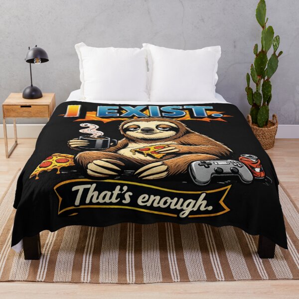 Item preview, Furry Character Relaxing with Pizza Coffee Gaming designed and sold by Tsugraf Designs.