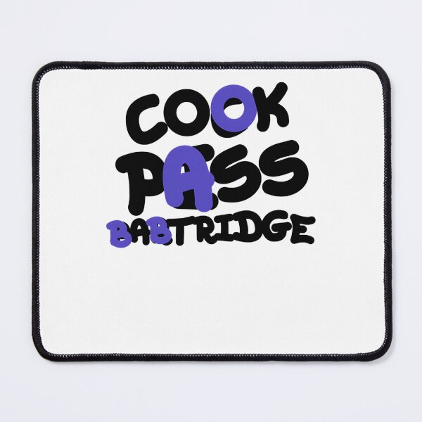 Item preview, Scattered Handwritten Letters Spelling Cook Pass Babtridge designed and sold by Sanhaji Ilyas.