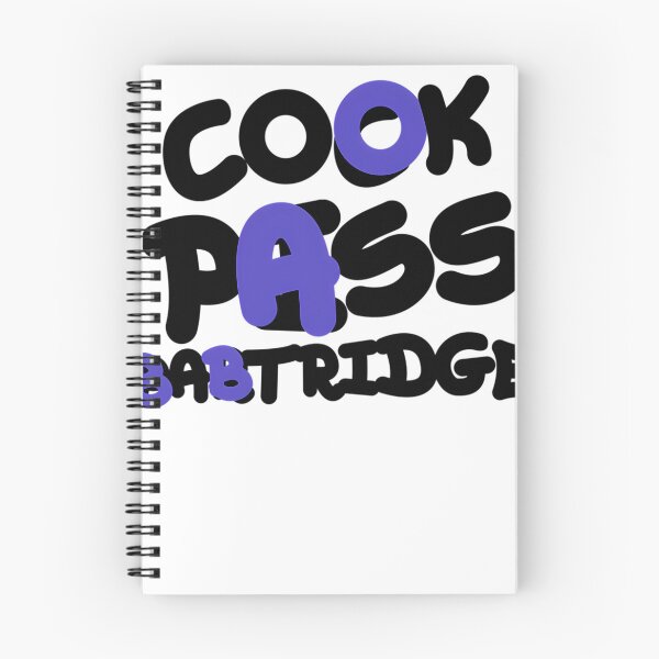 Item preview, Scattered Handwritten Letters Spelling Cook Pass Babtridge designed and sold by Sanhaji Ilyas.