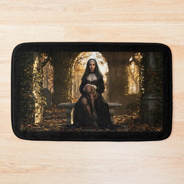 Item preview, Gothic Nun Dark Ruins Fantasy Art designed and sold by GalleryBrisArt.