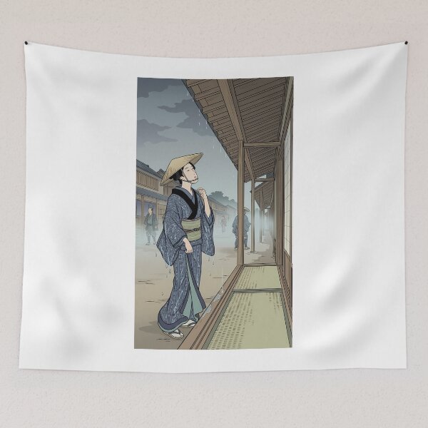 Item preview, Beautiful Courtesan in a Traditional Japanese Inn - Ukiyo-e Art designed and sold by TokyoUkiyoHouse.