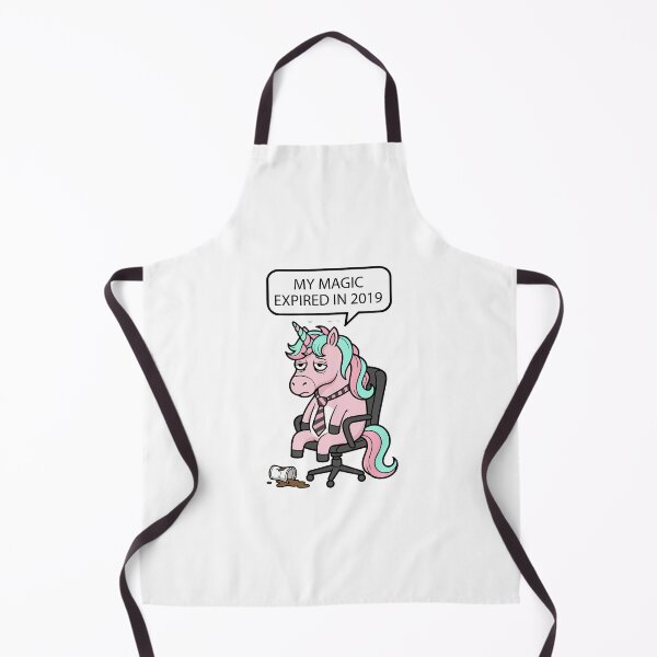 Item preview, funny inappropriate Funny Burned Out Unicorn Design | My Magic Expired Office Humor Gift designed and sold by Uglyandcute.