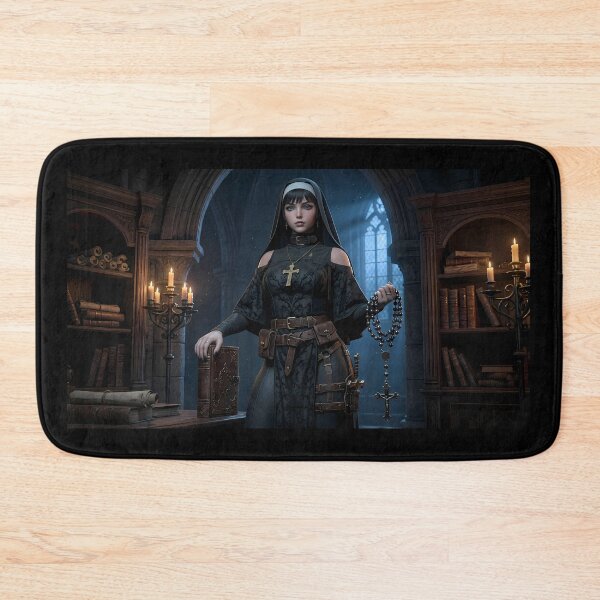 Item preview, Gothic Nun Dark Ruins Fantasy Art designed and sold by GalleryBrisArt.