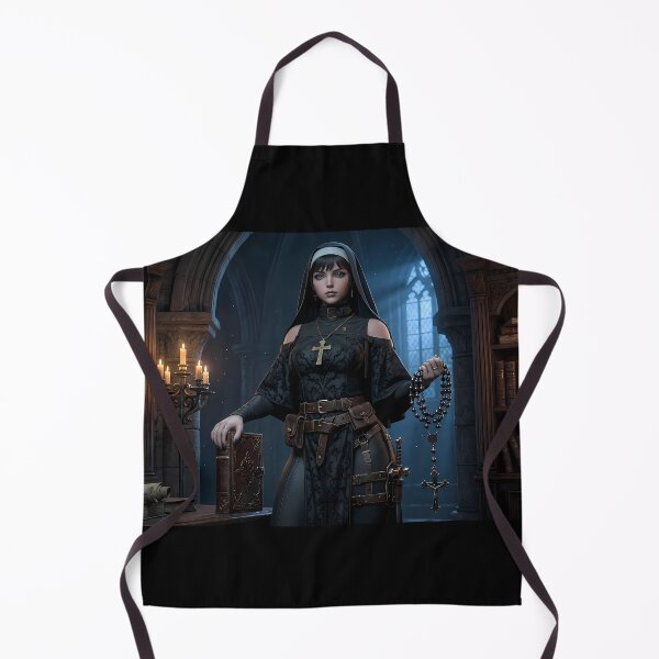 Item preview, Gothic Nun Dark Ruins Fantasy Art designed and sold by GalleryBrisArt.