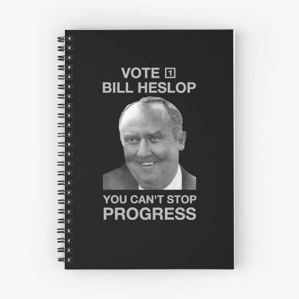 Item preview, Vote Bill Heslop You Can't Stop Progress designed and sold by oriMarchive.