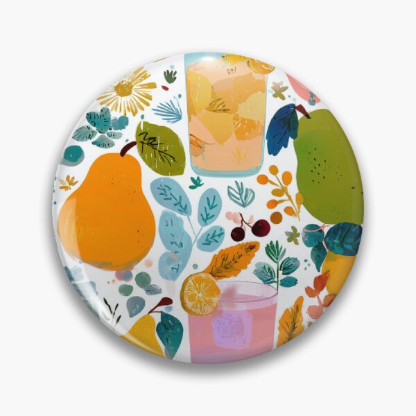 Item preview, Summer Fun Colorful Fruit With Summer Drinks Pattern  designed and sold by DEC02.