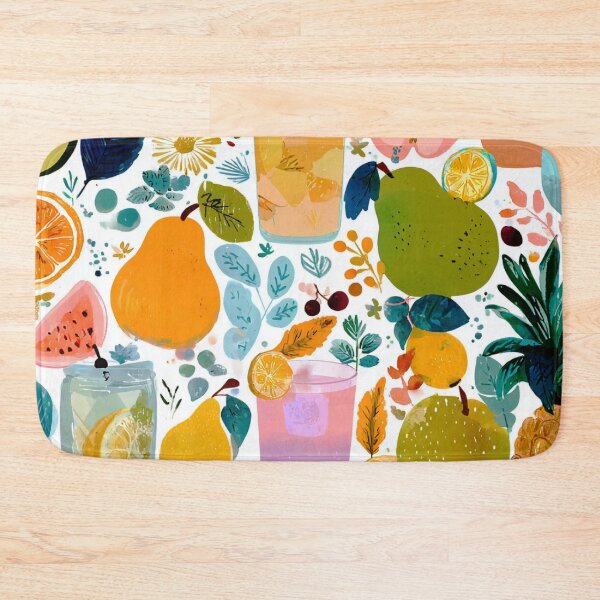 Item preview, Summer Fun Colorful Fruit With Summer Drinks Pattern  designed and sold by DEC02.