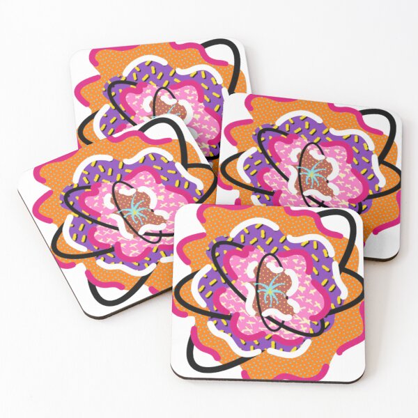 Item preview, Retro Abstract Flower Bold 90s designed and sold by speakmanArt.