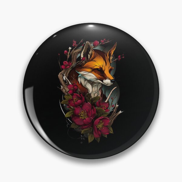 Item preview, Fox tattoo art designed and sold by MendaciousMina.