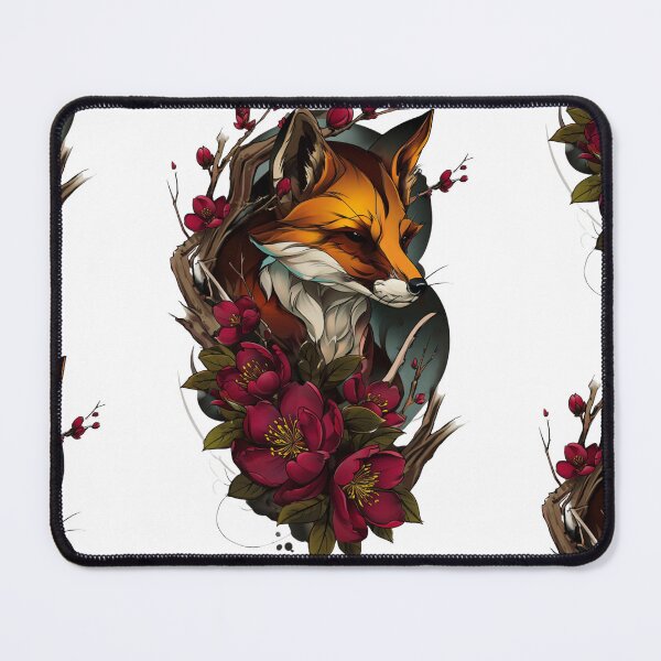 Item preview, Fox tattoo art designed and sold by MendaciousMina.