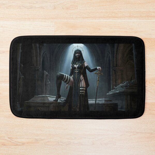 Item preview, Gothic Nun Dark Ruins Fantasy Art designed and sold by GalleryBrisArt.