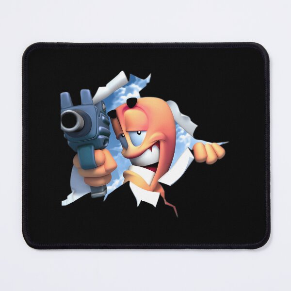 Item preview, Wacky Worm Gun Action Game designed and sold by JyotiisArt.