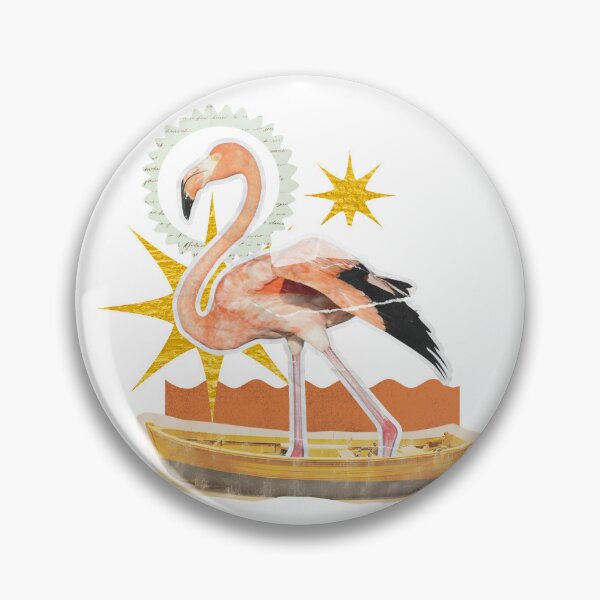 Item preview, Flamingo: Collage Zoo Animals designed and sold by elitaseasel.