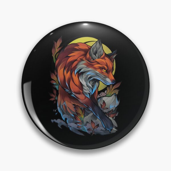 Item preview, Fox tattoo art designed and sold by MendaciousMina.