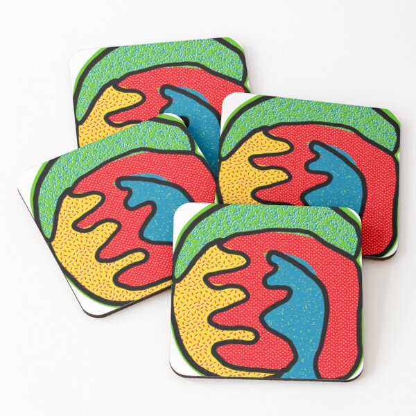 Item preview, Retro Memphis Abstract Face designed and sold by speakmanArt.