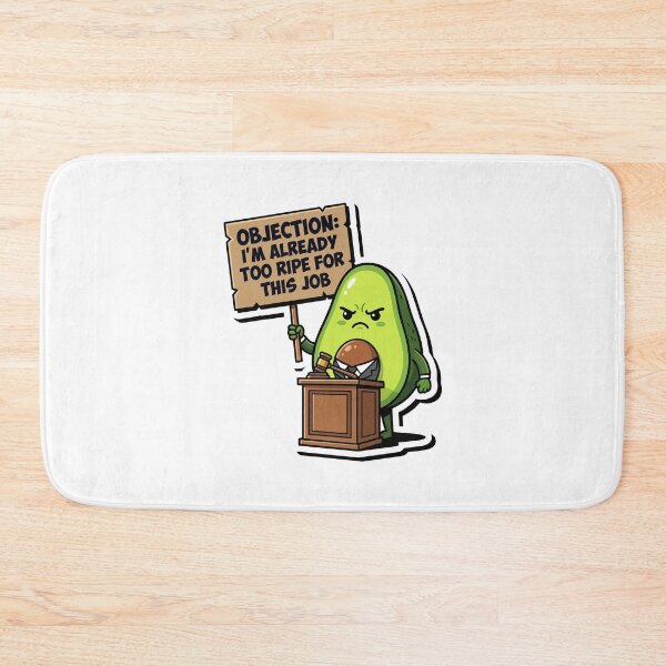 Item preview, funny inappropriate Funny Avocado Lawyer Design | Objection Too Ripe Foodie Humor Gift designed and sold by Uglyandcute.