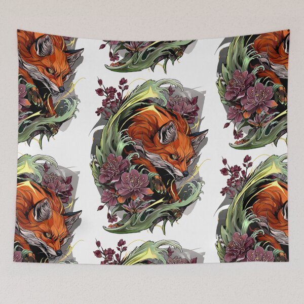 Item preview, Fox tattoo art designed and sold by MendaciousMina.