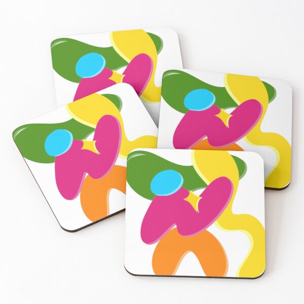 Item preview, Vibrant Abstract Organic Shapes designed and sold by speakmanArt.
