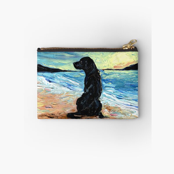 Item preview, Beach Days – Black Labrador designed and sold by AjaTrier.