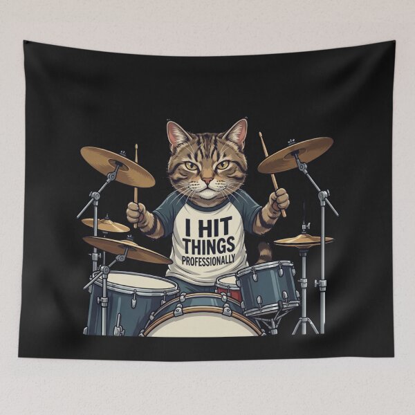 Item preview, Feline Striking Cymbals Expertly designed and sold by Tsugraf Designs.
