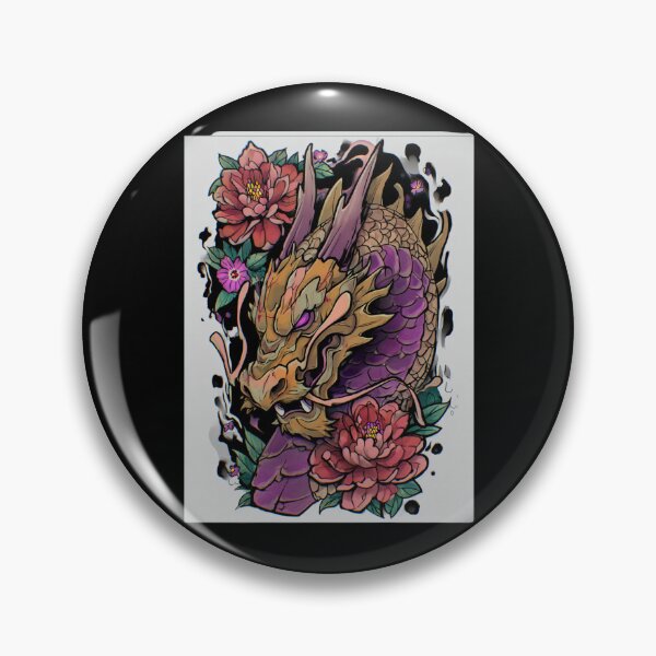 Item preview, Dragon tattoo art designed and sold by MendaciousMina.