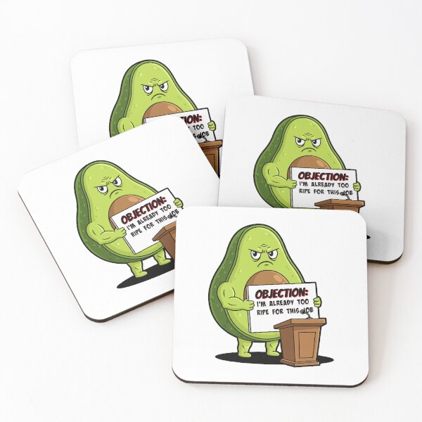 Item preview, funny inappropriate Funny Avocado Lawyer Design | Objection Too Ripe Foodie Humor Gift designed and sold by Uglyandcute.