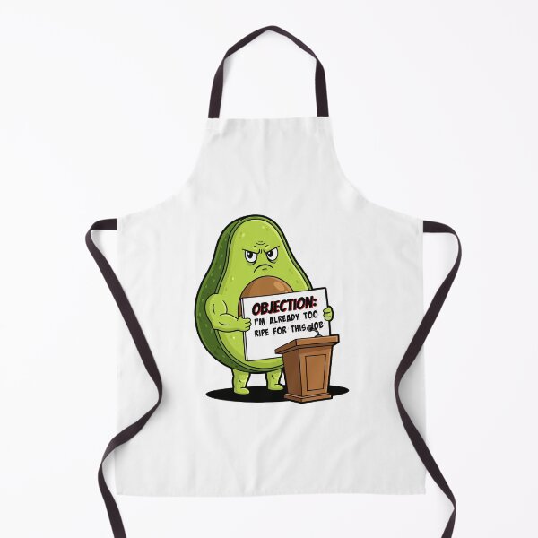 Item preview, funny inappropriate Funny Avocado Lawyer Design | Objection Too Ripe Foodie Humor Gift designed and sold by Uglyandcute.