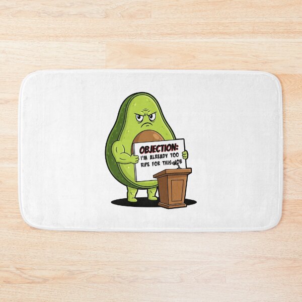 Item preview, funny inappropriate Funny Avocado Lawyer Design | Objection Too Ripe Foodie Humor Gift designed and sold by Uglyandcute.