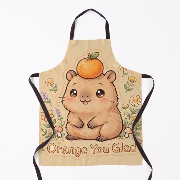 Item preview, Capybara - Orange You Glad designed and sold by HAYA6395.