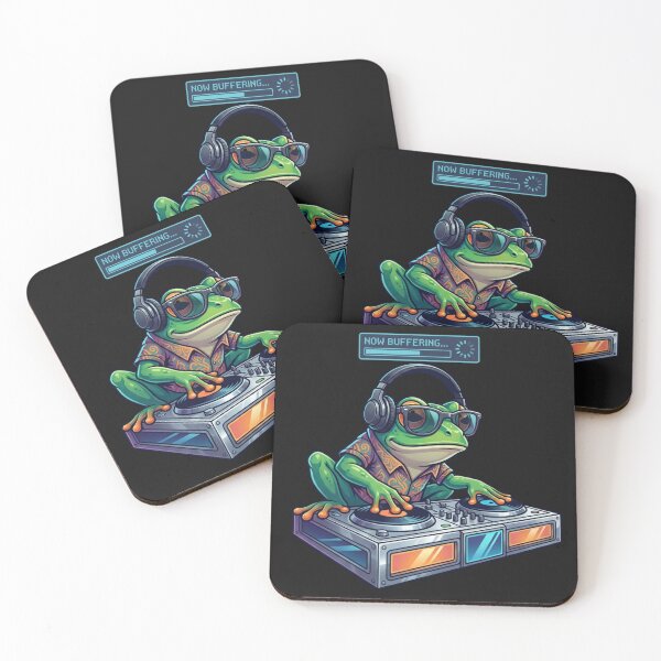 Item preview, Amphibian Music Mixer Buffering DJ Turntablist designed and sold by Tsugraf Designs.