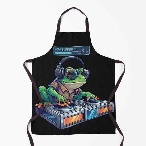 Item preview, Amphibian Music Mixer Buffering DJ Turntablist designed and sold by Tsugraf Designs.