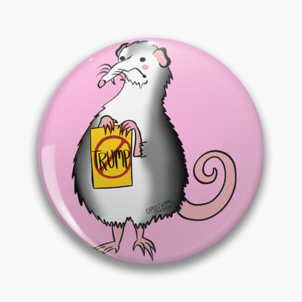 Item preview, Anti-Trump Opossum designed and sold by MARSMULLO.
