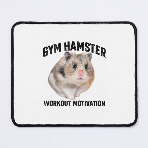 Item preview, Gym Hamster Workout Motivation designed and sold by adamlemon12.