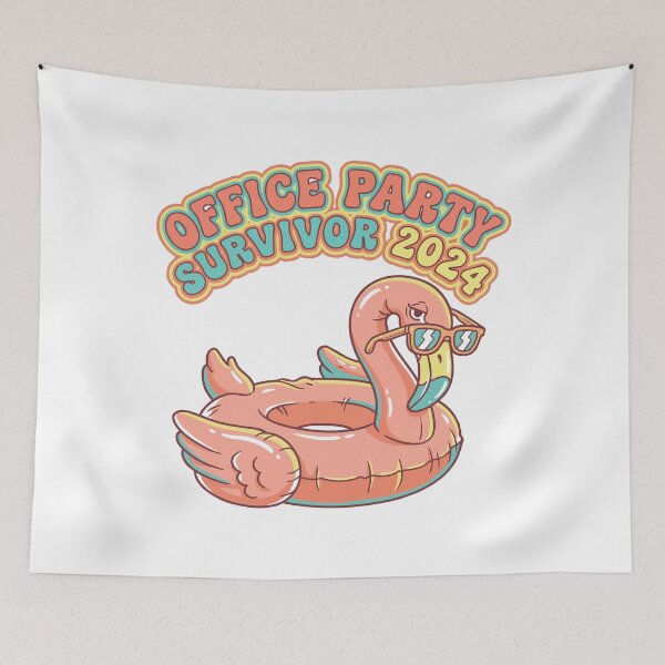 Item preview, funny inappropriate Funny Hungover Flamingo Design | Office Party Survivor Summer Humor designed and sold by Uglyandcute.