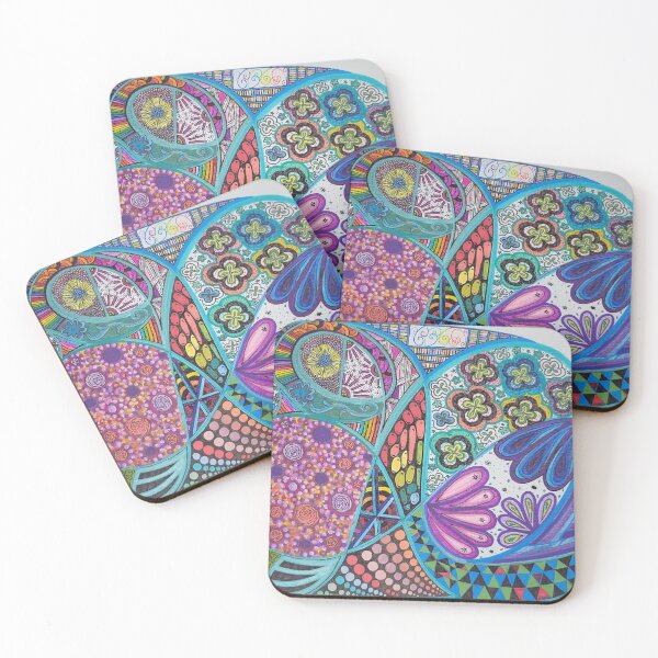 Item preview, Scribble Art, Highlighter Blue, Landscape designed and sold by Sara_Talbot.