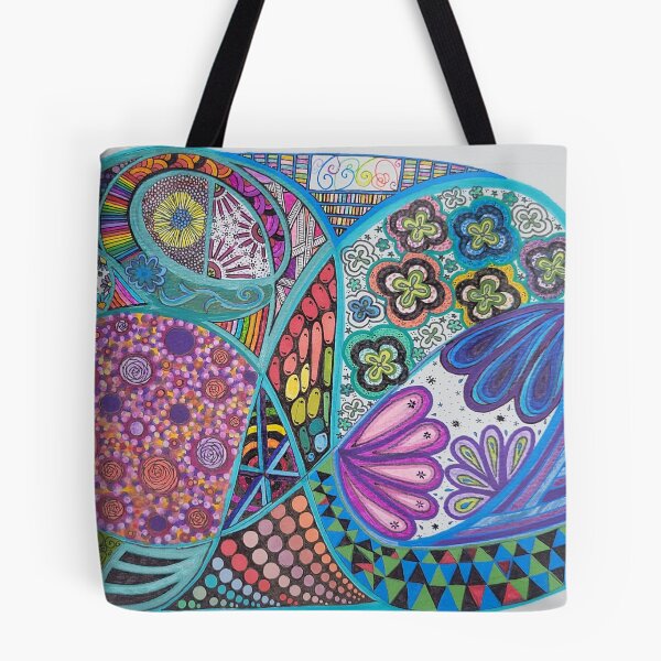 Item preview, Scribble Art, Highlighter Blue, Landscape designed and sold by Sara_Talbot.