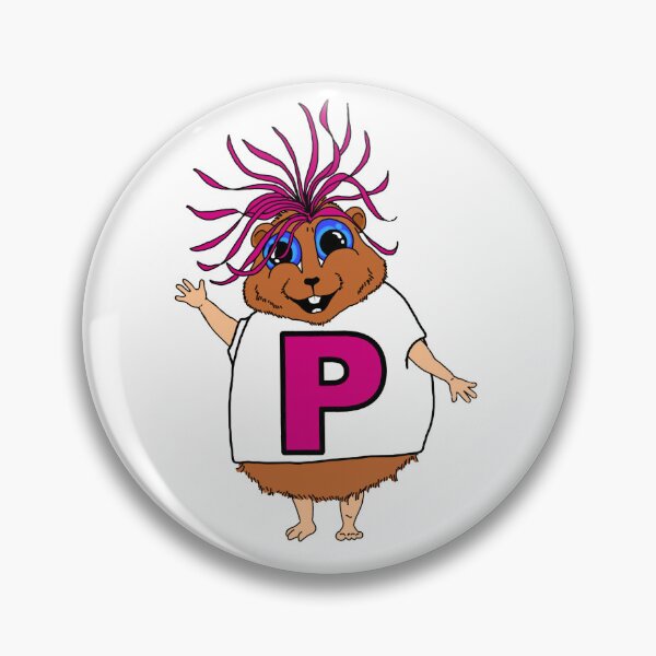 Item preview, Letter P Hamster designed and sold by cameoivory.