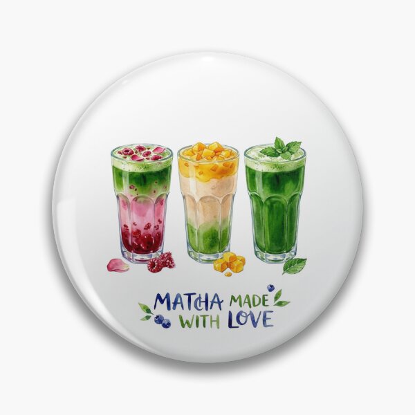 Item preview, Watercolor Matcha Iced Drinks Trio Art Print designed and sold by VibranPalette.