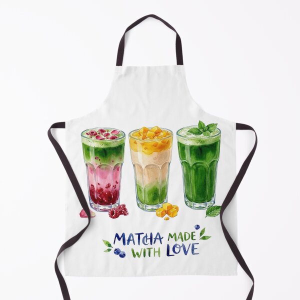 Item preview, Watercolor Matcha Iced Drinks Trio Art Print designed and sold by VibranPalette.
