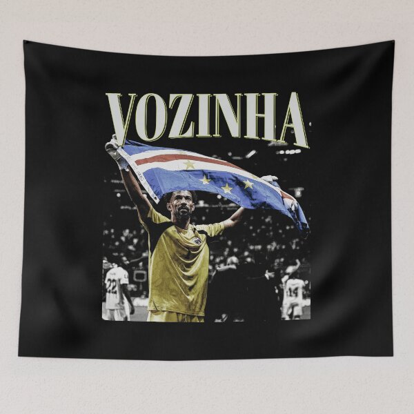 Item preview, Vozinha Cape Verde Goalkeeper Football Legend Vintage Soccer Graphic Shirt designed and sold by cogiaovuong.