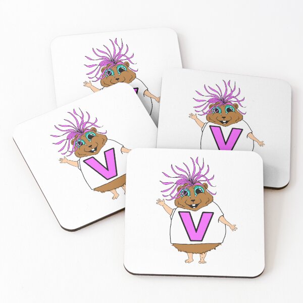 Item preview, Letter V Hamster designed and sold by cameoivory.
