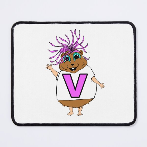Item preview, Letter V Hamster designed and sold by cameoivory.