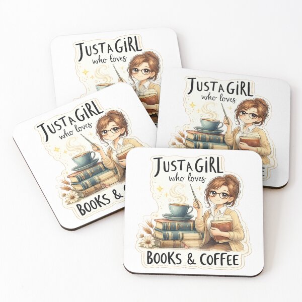 Item preview, Just A Girl Who Loves Books designed and sold by QuiteOrbit.
