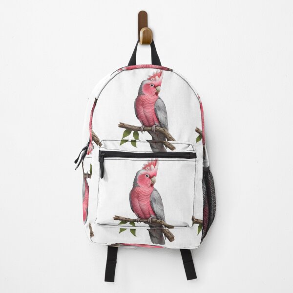 Item preview, Rose-breasted Cockatoo (Galah) Perched on a Branch designed and sold by VibranPalette.