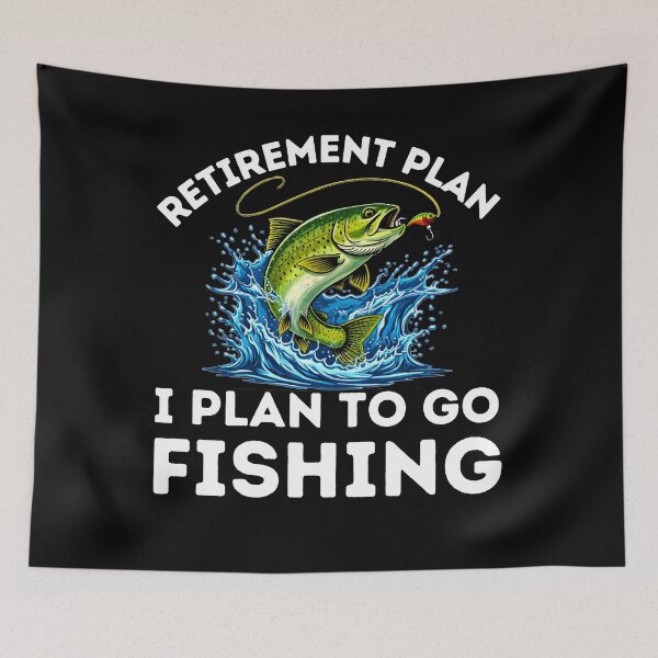Item preview, Bass Fishing Retirement - Funny Dad Grandpa Husband Art designed and sold by BendyBeasts.
