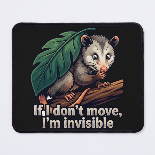 Item preview, Shy Marsupial Playing Still Witty Quote designed and sold by Tsugraf Designs.