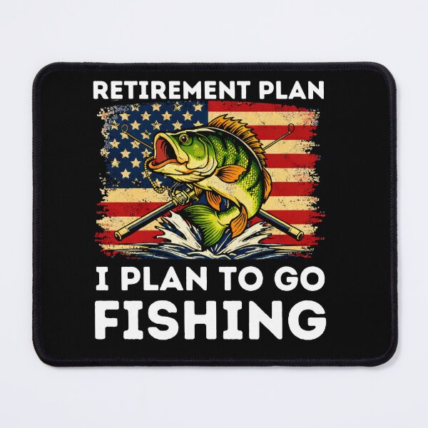 Item preview, Bass Fishing Retirement - Funny Dad Grandpa Husband Art designed and sold by BendyBeasts.