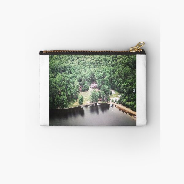 Item preview, Aerial View of Forested Lakeside designed and sold by Meganorales.