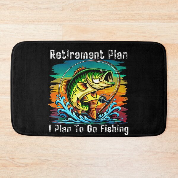 Item preview, Bass Fishing Retirement - Funny Dad Grandpa Husband Art designed and sold by BendyBeasts.